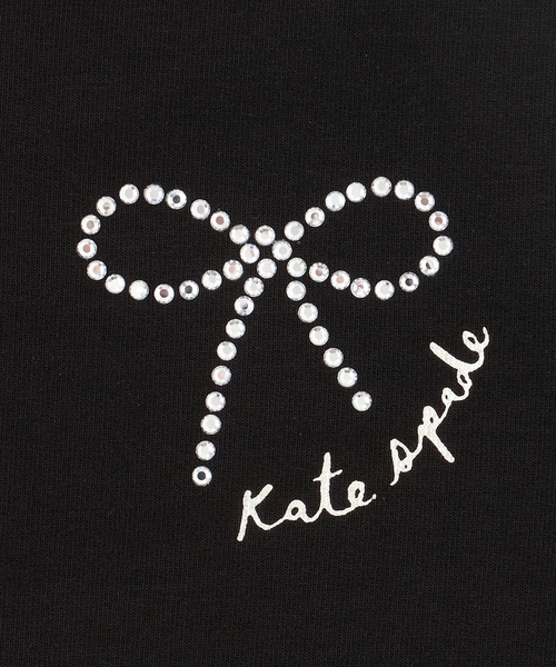 kate spade new york kids(ケイトスペードニューヨーク)の「ボウチュールドッキングワンピース(ワンピース・キッズ・ブラック/オフホワイト・140cm/130cm/120cm/150cm/160cm/100cm/110cm)」の6枚目の写真
