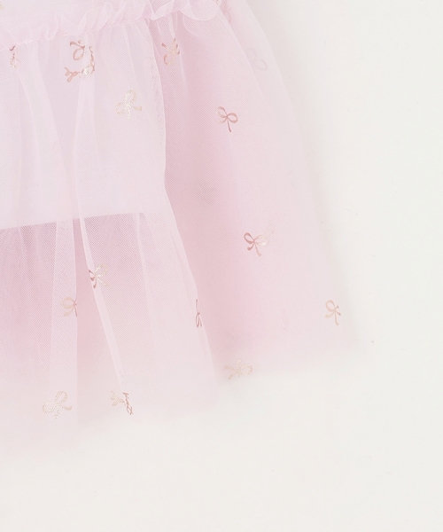 kate spade new york kids(ケイトスペードニューヨーク)の「ボウチュールドッキングワンピース(ワンピース・キッズ・ブラック/オフホワイト・140cm/130cm/120cm/150cm/160cm/100cm/110cm)」の8枚目の写真