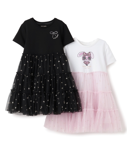 kate spade new york kids(ケイトスペードニューヨーク)の「ボウチュールドッキングワンピース(ワンピース・キッズ・ブラック/オフホワイト・140cm/130cm/120cm/150cm/160cm/100cm/110cm)」の13枚目の写真