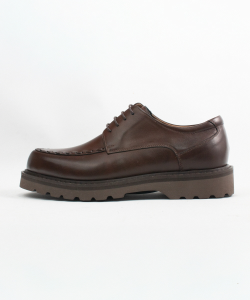 TRUFITSHOES(トゥルーフィット シューズ)の「ハンドステッチ Uチップ ダービーシューズ(ドレスシューズ・メンズ・ブラウン・25cm/27cm/27.5cm/28.5cm)」の1枚目の写真