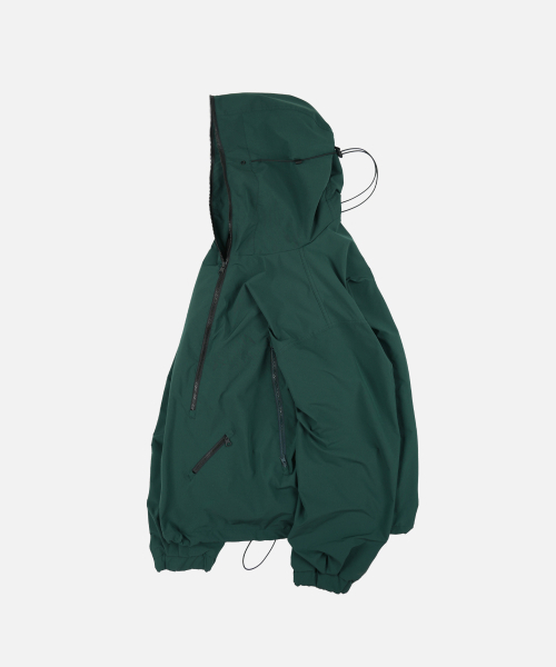 FRIZMWORKS(フリズムワークス)の「MICRO RIPSTOP ANORAK _ DARK GREEN(ナイロンジャケット・メンズ・その他・SMALL/MEDIUM/LARGE/X-LARGE)」の2枚目の写真