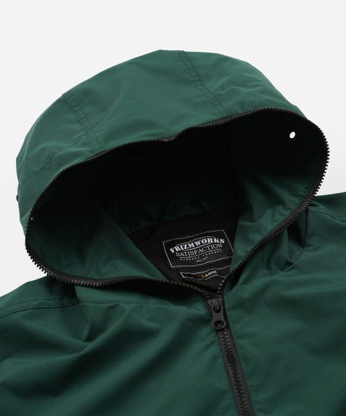 FRIZMWORKS(フリズムワークス)の「MICRO RIPSTOP ANORAK _ DARK GREEN(ナイロンジャケット・メンズ・その他・SMALL/MEDIUM/LARGE/X-LARGE)」の4枚目の写真