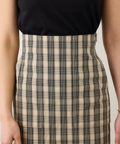 ROPE'（ロペ）の「[美人スカート]【DEVEAUX(デヴォー)】別注ハイストレッチチェックポケット付きタイトスカート/イージーケア/26SS（スカート・レディース・ベージュ・36/38）」の12枚目の写真