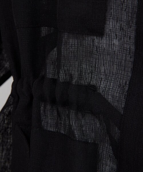 GALLARDAGALANTE(ガリャルダガランテ)の「【SACHIKOコラボ】シアーメッシュミリタリージャケット(ベスト・レディース・ブラック/モスグリーン・FREE)」の12枚目の写真