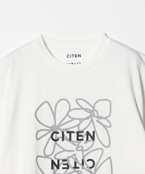 CITEN(シテン)の「<CITEN>ロゴフラワーT(Tシャツ/カットソー・レディース・ネイビー/ホワイト/ダークブラウン・FREE)」の20枚目の写真