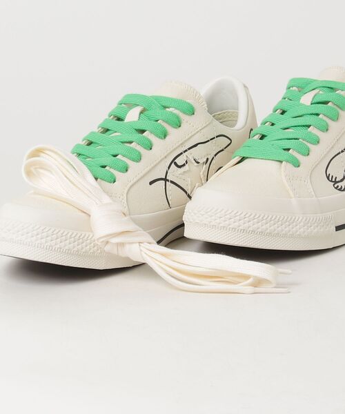 CONVERSE（コンバース）の「converse コンバース ONE STAR CANVAS DAISUKE KONDO ワンスター キャンバス ＤＡＩＳＵＫＥ ＫＯＮＤＯ 33702550（スニーカー・レディース・ホワイト・23.5cm/24.0cm/24.5cm/23.0cm）」の4枚目の写真