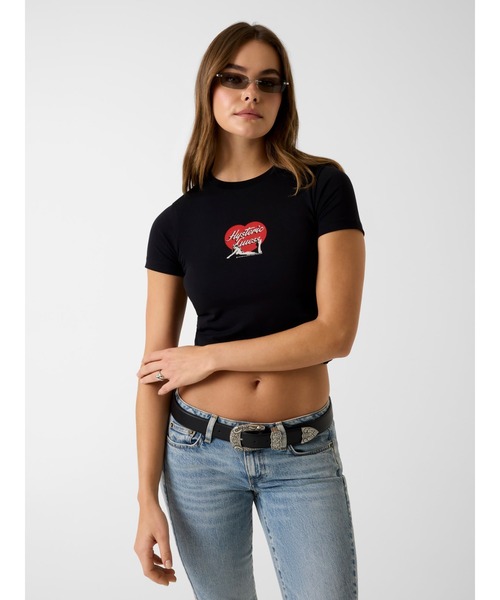 GUESS JEANS × HYSTERIC GLAMOUR Graphic Slim Tee 半袖Tシャツ