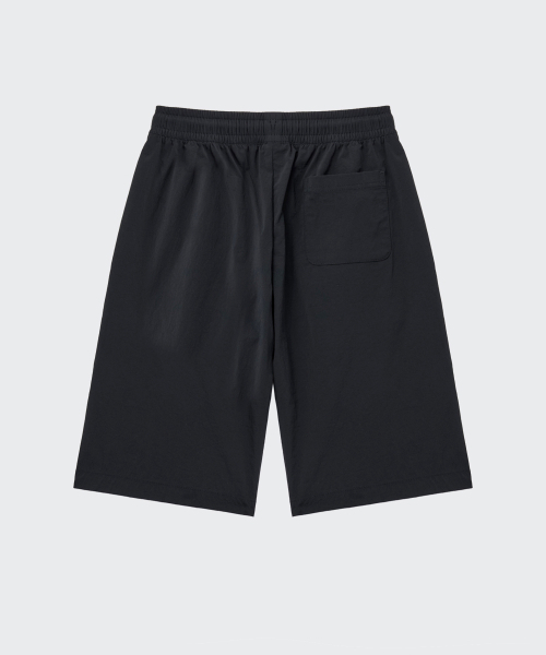 MUSINSA STANDARD KIDS（ムシンサスタンダードキッズ）の「クールタッチワンタックバミューダパンツ[ブラック]（その他パンツ・レディース・その他・110/120/130/140/150/160）」の4枚目の写真