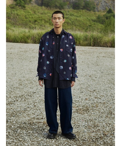 ELCHELE(エルチェレ)の「PAGE2026 #4 SHIRT(シャツ/ブラウス・レディース・ネイビー/ホワイト・FREE)」の13枚目の写真