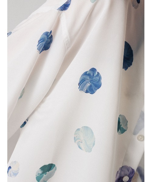 ELCHELE(エルチェレ)の「PAGE2026 #4 SHIRT(シャツ/ブラウス・レディース・ネイビー/ホワイト・FREE)」の8枚目の写真