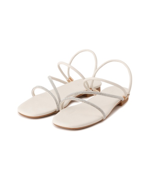 Juze（ジュゼ）の「ラインストーンサンダル/2WAY（サンダル・レディース・ブラック/キナリ・L/M）」の15枚目の写真