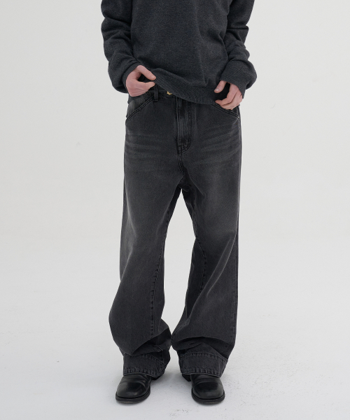 NOUN(ノウン)の「engineered motion denim pants (black)(デニムパンツ・メンズ・その他・1/2/0)」の2枚目の写真