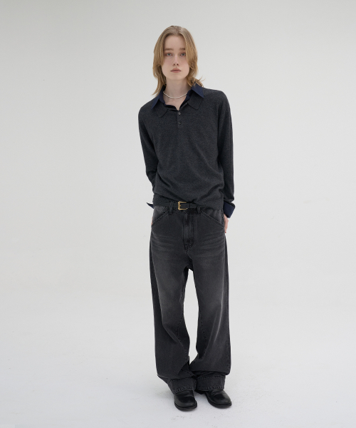 NOUN(ノウン)の「engineered motion denim pants (black)(デニムパンツ・メンズ・その他・1/2/0)」の5枚目の写真