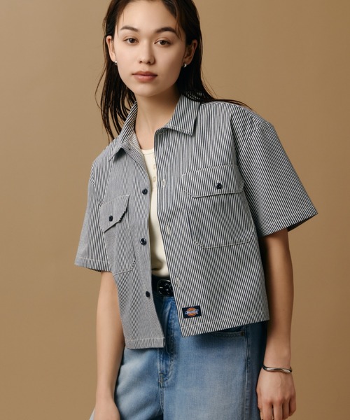 セール】【Dickies×AZUL】ワークシャツ（シャツ/ブラウス）｜AZUL BY