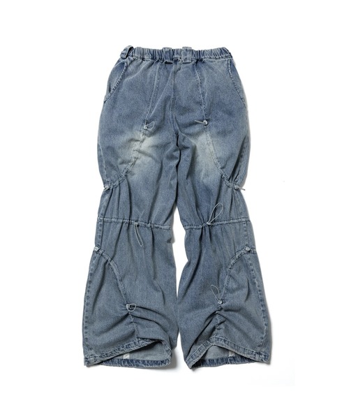 CPG(シーピージー)の「【CPG】CPG CURVE CORD DENIM PANTS(デニムパンツ・メンズ・ブルー/ブラック・M/L)」の9枚目の写真