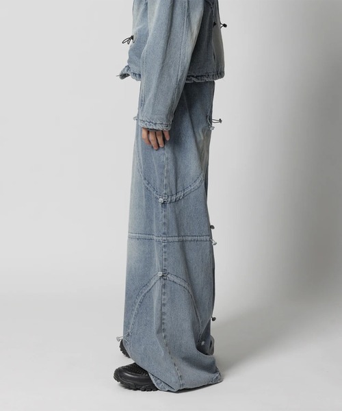 CPG(シーピージー)の「【CPG】CPG CURVE CORD DENIM PANTS(デニムパンツ・メンズ・ブルー/ブラック・M/L)」の10枚目の写真