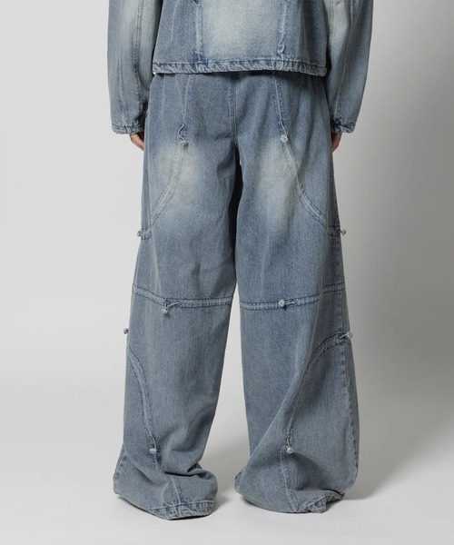 CPG(シーピージー)の「【CPG】CPG CURVE CORD DENIM PANTS(デニムパンツ・メンズ・ブルー/ブラック・M/L)」の11枚目の写真