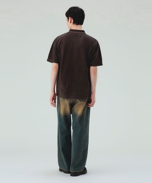 BEAMS HEART(ビームスハート)の「フェード エンブレム ポロシャツ(ポロシャツ・メンズ・ブラック/ブラウン・SMALL/MEDIUM/LARGE)」の15枚目の写真