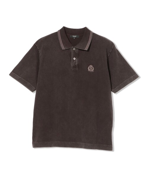 BEAMS HEART(ビームスハート)の「フェード エンブレム ポロシャツ(ポロシャツ・メンズ・ブラック/ブラウン・SMALL/MEDIUM/LARGE)」の18枚目の写真