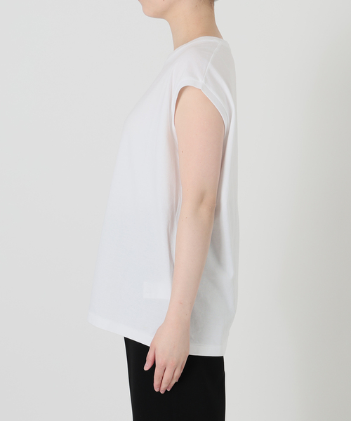 VERMEIL par iena(ヴェルメイユパーイエナ)の「ディオラマ クルーネック フレンチ Tシャツ(Tシャツ/カットソー・レディース・ブラック/ホワイト・FREE)」の20枚目の写真