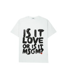 MSGM KIDS（エムエスジーエムキッズ）の「MSGM KIDS ビッグレタリング ロゴTシャツ（Tシャツ/カットソー）」