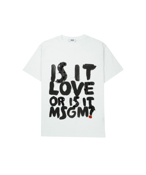 MSGM KIDS ビッグレタリング ロゴTシャツ（Tシャツ/カットソー）｜MSGM