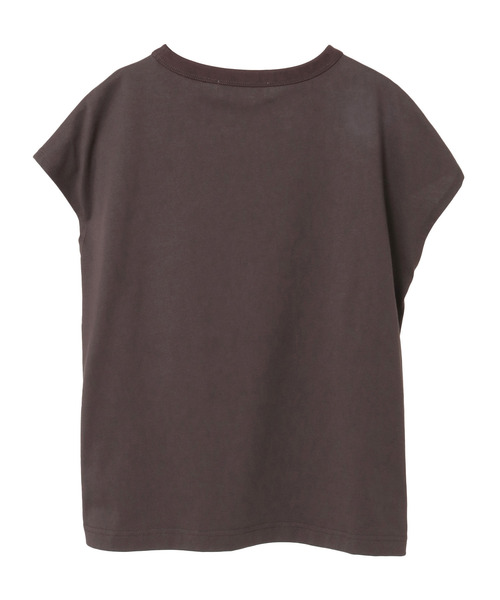 LOGEMENT DE CLAIRE(ロジュモンドクレール)の「フレンチスリーブTシャツ(Tシャツ/カットソー・レディース・ブルー系その他/オフホワイト/ライトピンク/ダークブラウン・FREE)」の21枚目の写真