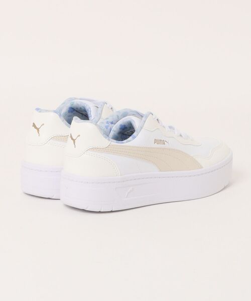 PUMA(プーマ)の「【PUMA】プーマ COURT LALLY SKYE FLOWER(コート ラリー スカイ フラワー)407396(スニーカー・レディース・ホワイト・22.5cm/23.0cm/23.5cm/24.0cm/24.5cm/25.0cm)」の2枚目の写真