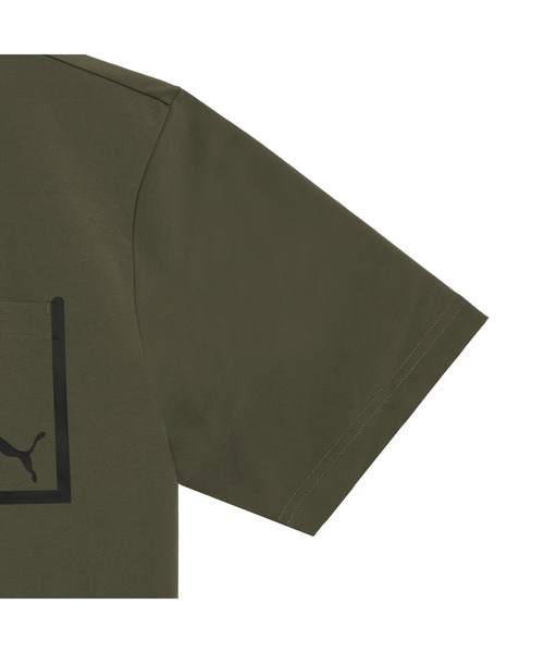 PUMA(プーマ)の「PUMA プーマ メンズ ESS エレベーテッド ウーブン ライク 半袖 Tシャツ(Tシャツ/カットソー・メンズ・ブラック/オレンジ系その他/グリーン系その他・XX-LARGE/X-LARGE/LARGE/MEDIUM/SMALL)」の18枚目の写真