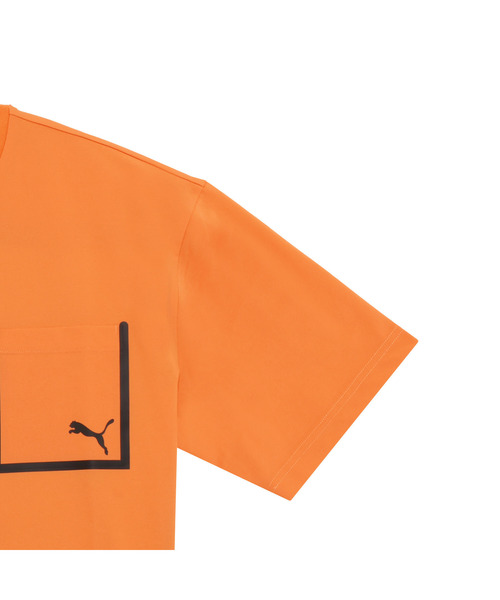 PUMA(プーマ)の「PUMA プーマ メンズ ESS エレベーテッド ウーブン ライク 半袖 Tシャツ(Tシャツ/カットソー・メンズ・ブラック/オレンジ系その他/グリーン系その他・XX-LARGE/X-LARGE/LARGE/MEDIUM/SMALL)」の4枚目の写真