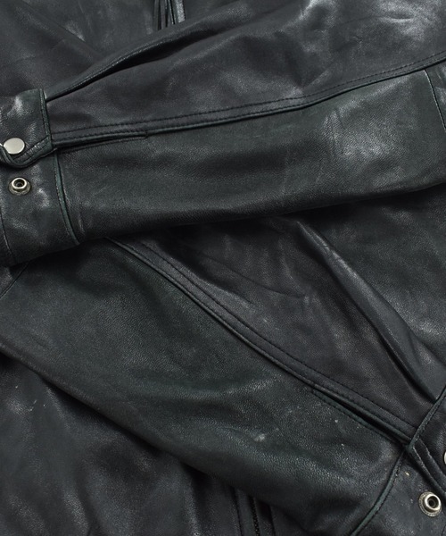VINTAGE（ヴィンテージ）の「【USED】American Classics レザージャケット（ライダースジャケット・メンズ・ブラック・MEDIUM）」の7枚目の写真