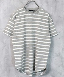 Outfitter lab（アウトフィッターラボ）の「ビッグシルエット ボーダーワンピース（ワンピース）」