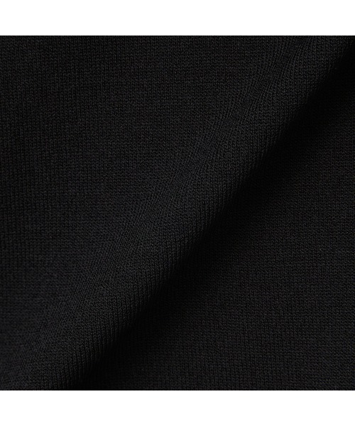 SUIT SELECT（スーツセレクト）の「5分袖/配色クルーリブ切替/天竺（ニット/セーター・レディース・ホワイト/ブラック・MEDIUM/LARGE/SMALL）」の19枚目の写真