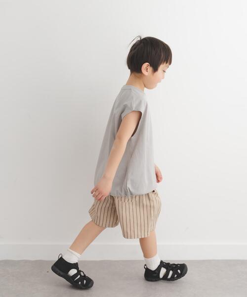 URBAN RESEARCH DOORS(アーバンリサーチドアーズ)の「『150サイズあり』ストライプショートパンツ(KIDS)(その他パンツ・キッズ・グリーン系その他/ベージュ・105/150/120/135)」の8枚目の写真