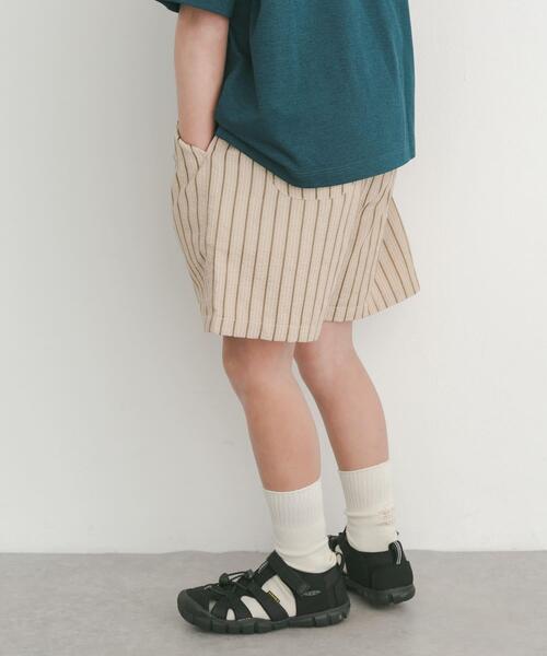 URBAN RESEARCH DOORS(アーバンリサーチドアーズ)の「『150サイズあり』ストライプショートパンツ(KIDS)(その他パンツ・キッズ・グリーン系その他/ベージュ・105/150/120/135)」の10枚目の写真