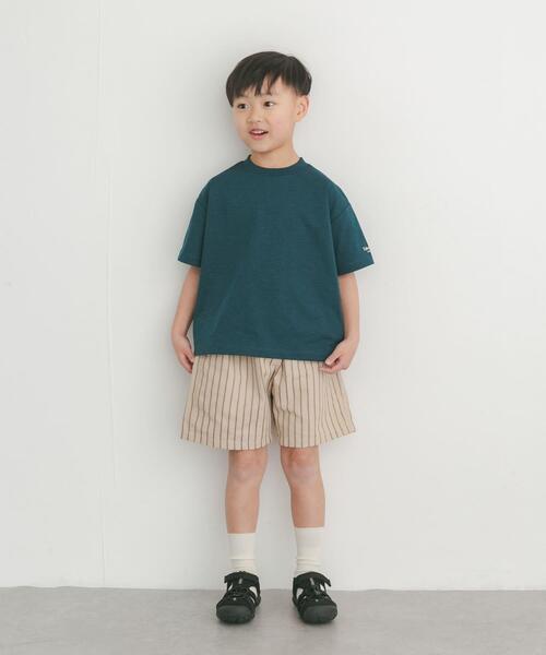 URBAN RESEARCH DOORS(アーバンリサーチドアーズ)の「『150サイズあり』ストライプショートパンツ(KIDS)(その他パンツ・キッズ・グリーン系その他/ベージュ・105/150/120/135)」の14枚目の写真