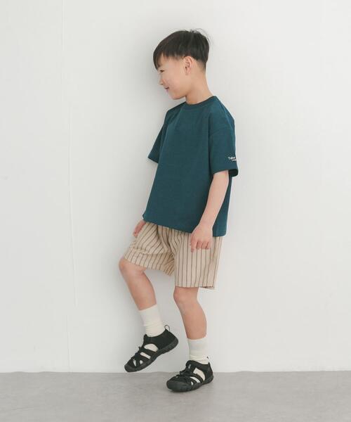 URBAN RESEARCH DOORS(アーバンリサーチドアーズ)の「『150サイズあり』ストライプショートパンツ(KIDS)(その他パンツ・キッズ・グリーン系その他/ベージュ・105/150/120/135)」の15枚目の写真