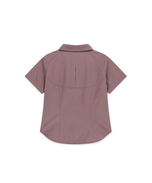 SUNLOVE（サンラブ）の「W Wave Herringbon Shirt（シャツ/ブラウス・レディース・ネイビー/カーキ/ブラウン/ローズ・S/M）」の22枚目の写真
