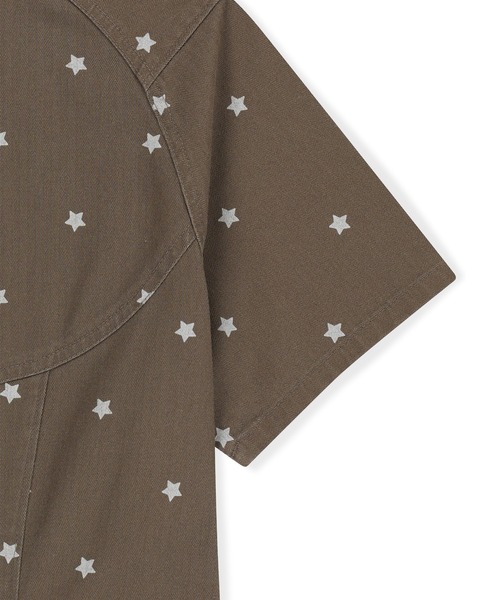 SUNLOVE（サンラブ）の「W Wave Herringbon Shirt（シャツ/ブラウス・レディース・ネイビー/カーキ/ブラウン/ローズ・S/M）」の8枚目の写真