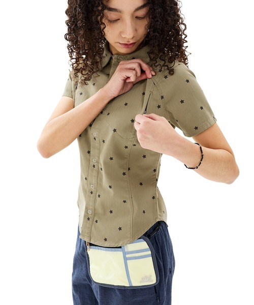 SUNLOVE（サンラブ）の「W Wave Herringbon Shirt（シャツ/ブラウス・レディース・ネイビー/カーキ/ブラウン/ローズ・S/M）」の15枚目の写真