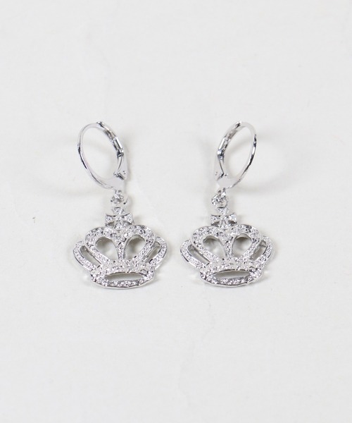 SPINNS（スピンズ）の「メタルフープピアス/モチーフ2（ピアス（両耳用）・レディース・A/C/B・ONESIZE）」の2枚目の写真