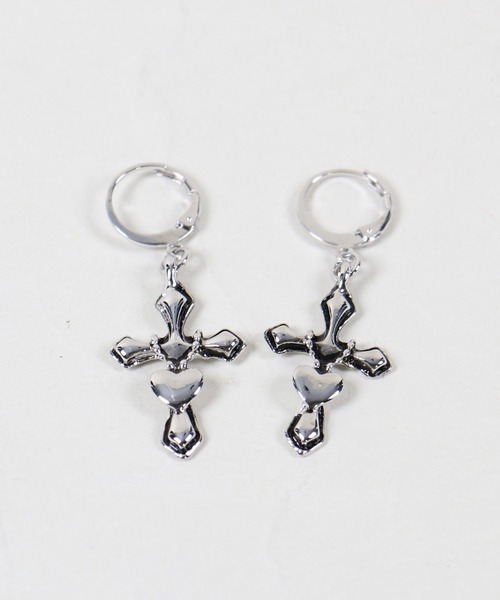 SPINNS（スピンズ）の「メタルフープピアス/モチーフ2（ピアス（両耳用）・レディース・A/C/B・ONESIZE）」の3枚目の写真