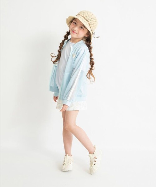 BRANSHES(ブランシェス)の「【虫よけ】メッシュジャケット(その他アウター・キッズ・サックスブルー/ライトグレー・120/90/110/100/130/150/140)」の6枚目の写真