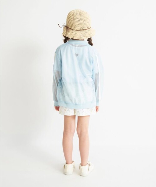 BRANSHES(ブランシェス)の「【虫よけ】メッシュジャケット(その他アウター・キッズ・サックスブルー/ライトグレー・120/90/110/100/130/150/140)」の7枚目の写真