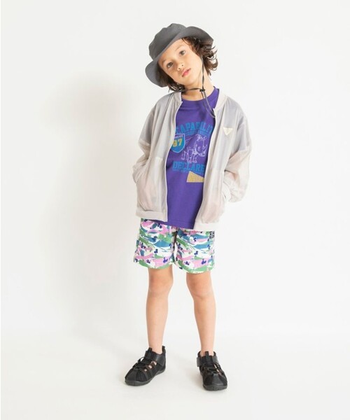 BRANSHES(ブランシェス)の「【虫よけ】メッシュジャケット(その他アウター・キッズ・サックスブルー/ライトグレー・120/90/110/100/130/150/140)」の14枚目の写真