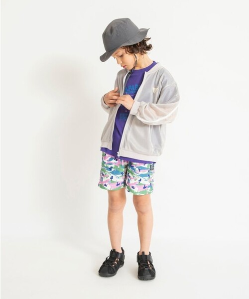BRANSHES(ブランシェス)の「【虫よけ】メッシュジャケット(その他アウター・キッズ・サックスブルー/ライトグレー・120/90/110/100/130/150/140)」の15枚目の写真