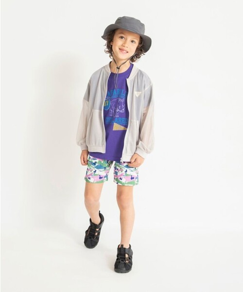 BRANSHES(ブランシェス)の「【虫よけ】メッシュジャケット(その他アウター・キッズ・サックスブルー/ライトグレー・120/90/110/100/130/150/140)」の16枚目の写真