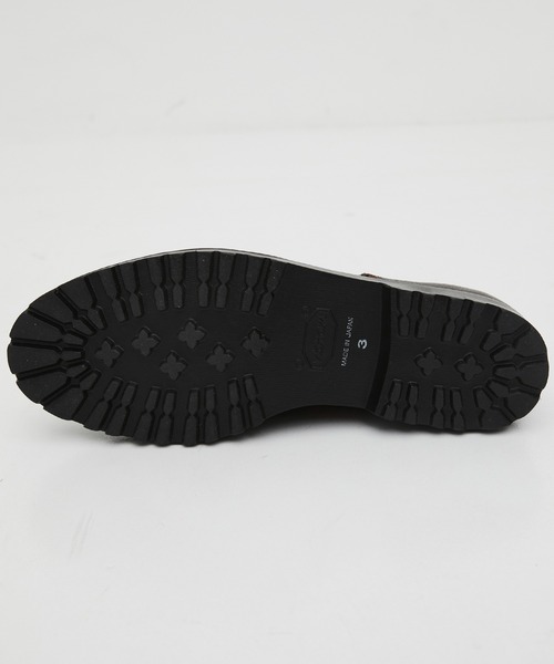 UNITED TOKYO（ユナイテッドトウキョウ）の「【残りわずか】5HOLE LEATHER DERBY SHOES　｜本革/牛革/リアルレザー/Vibramソール/軽量/滑り止め/クッション性/ビジネス/オフィスカジュアル/通勤/（モカシン/デッキシューズ・メンズ・ブラック/ダークブラウン・1/2/3）」の21枚目の写真