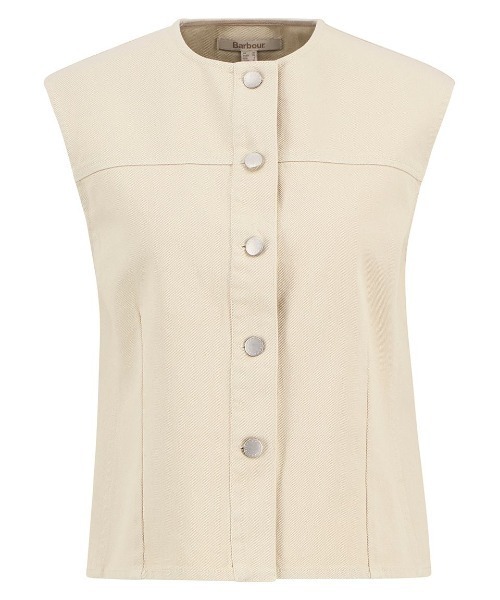 Barbour(バブアー)の「Dayaデニム ノースリーブシャツ(レディース)(シャツ/ブラウス・レディース・ベージュ・10/8)」の7枚目の写真