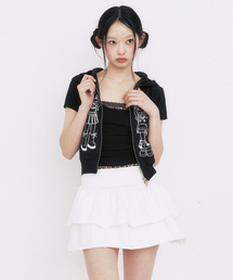 CANCAN JERSEY SKIRT_IVORY
